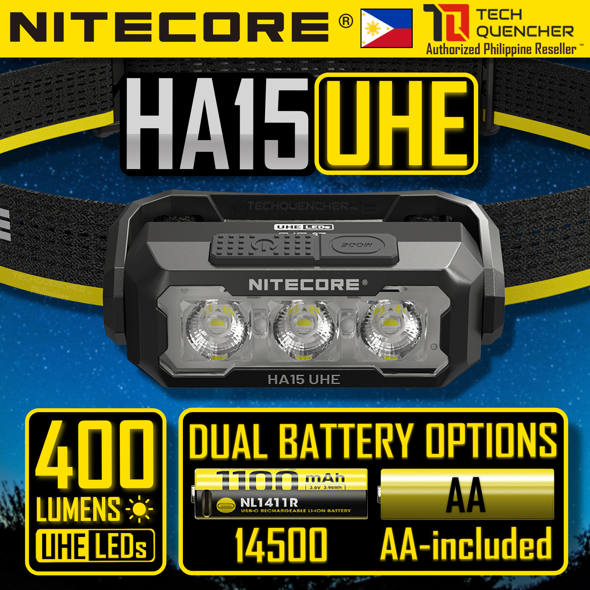 Batterie Nitecore Li-Ion HLB1500 Pour UT27 Et BUBBLE Li-Ion 3