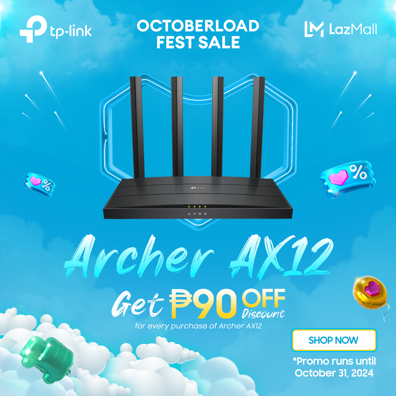 TP-Link Archer AX12 AX1500 W...