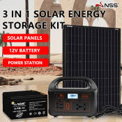 NSS Solar Power Station Set: Portable Generator and Solar Panel