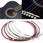 Folk Pop Acoustic Guitar String Set -E-A Steel Strings