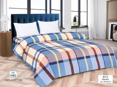 2021 New Design Cotton Blankets Kumot Double size (14)