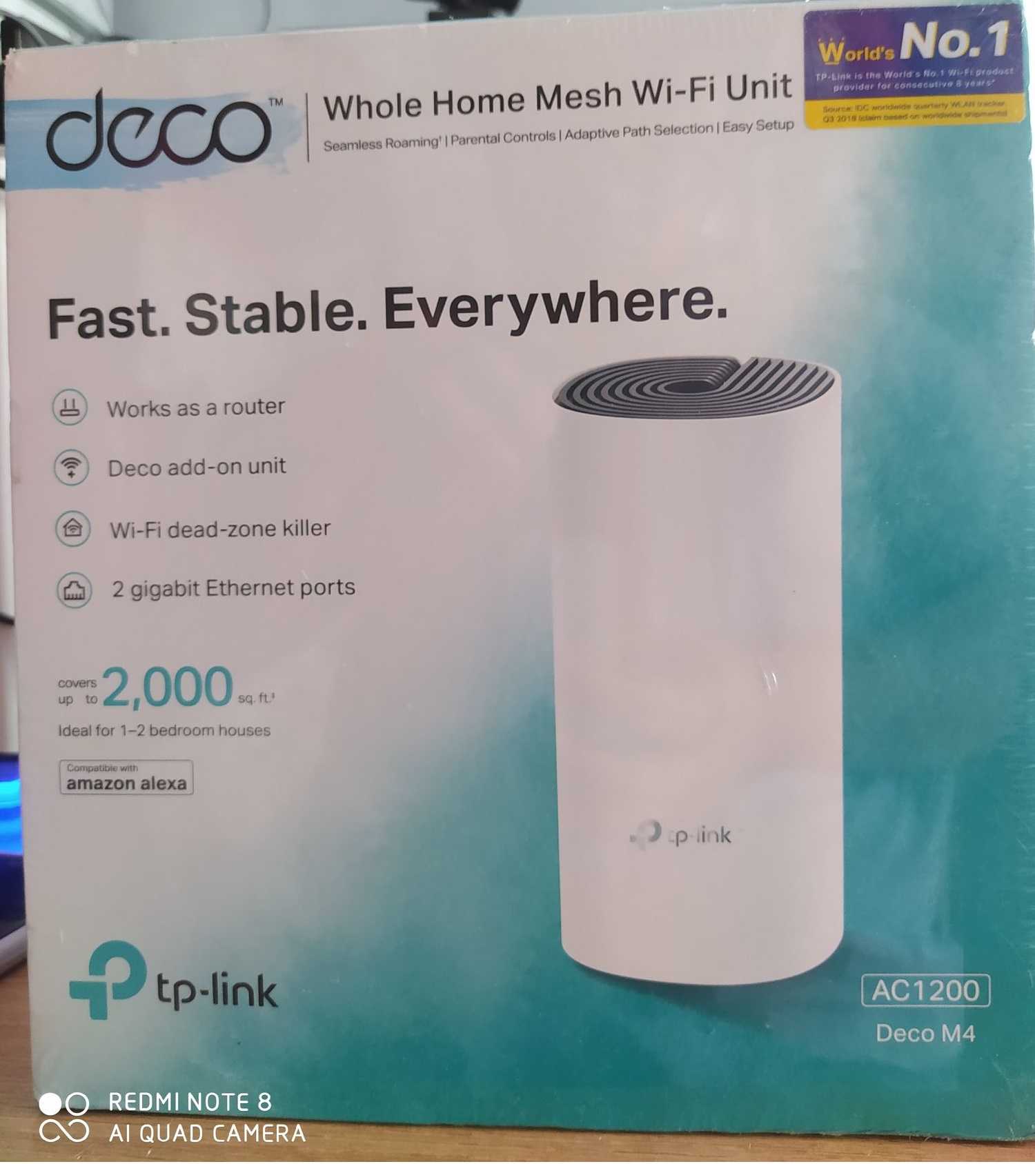 TP-LINK AC1200 home WiFi Deco M4 (1-pack) (Deco M4) - The source for WiFi  products at best prices in Europe 
