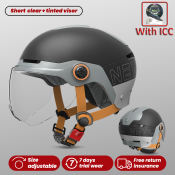 HF-12 Half Face Nutshell Helmet for Motorcycle (Anak)
