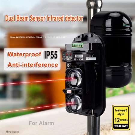 Waterproof Dual Beam Sensor for Outdoor Perimeter Security