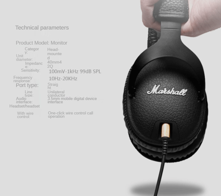 Marshall Monitor Bluetooth Wireless On-Ear Headphone | Lazada PH