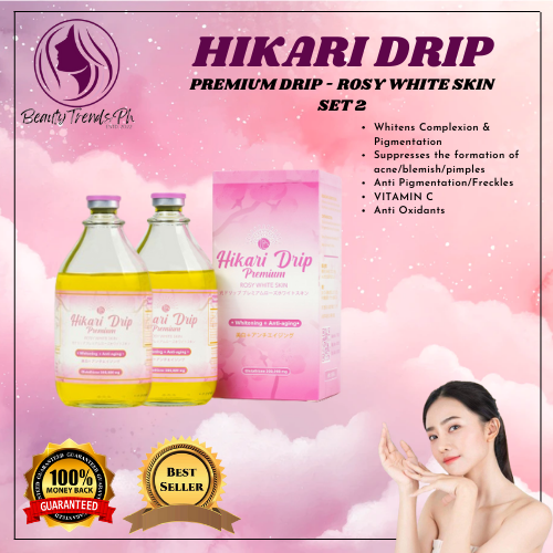 Beauty&U Premium Rosy White Skin Drip - Glutathione & Collagen