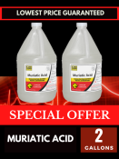 MURIATIC ACID Concentrate for Restrooms, Pools, and Bathrooms