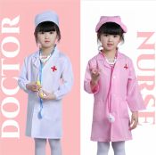 Fast Delivery Doctor Costume for Kids Role Play Costume Doctor Children's Clothing Role Play Nurse Uniform Hallowen Role Play Doctor Costume For Kids Set Nurse Costume For Kids Set Career CostumeCareer Guidance Costume For Kid