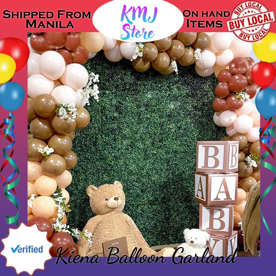 Balloon Garland Decorating Strip Kit 32.8ft Balloon Tape (Glue Dot