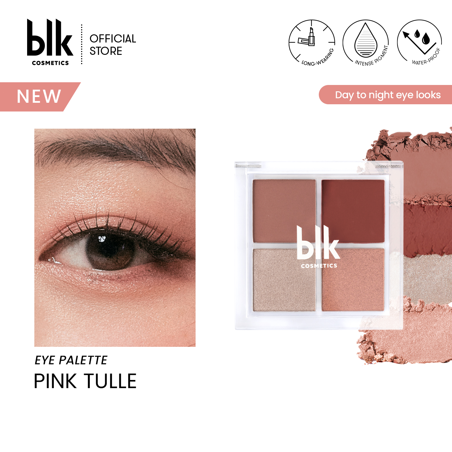 Discount on blk cosmetics  shoes - SKU: blk cosmetics daydream eyeshadow palette pink tulle