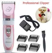 BAORUN P2 Professional Pet Grooming Kit - Pink/White Color