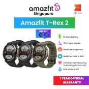 Amazfit T-Rex 2: 24-Day Battery, Tough & Navigational Smartwatch