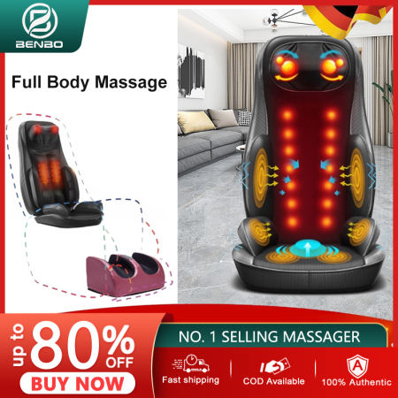 BENBO Electric Massage Pillow: Neck & Back Massager