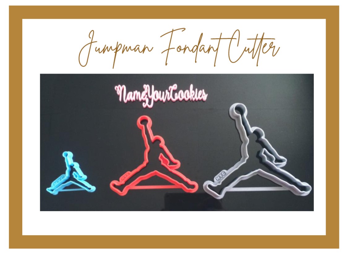 Air Jordan Fondant Cookie Cutter