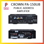 CROWN PA-150UB / PA -165UB PUBLIC ADDRESS AMPLIFIER