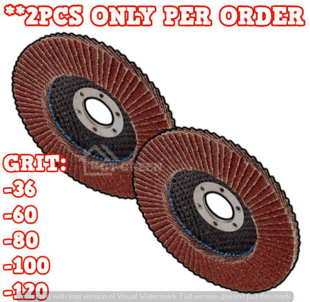 Expert Sanding Flap Disc for Steel & Wood - 1/2 PCS