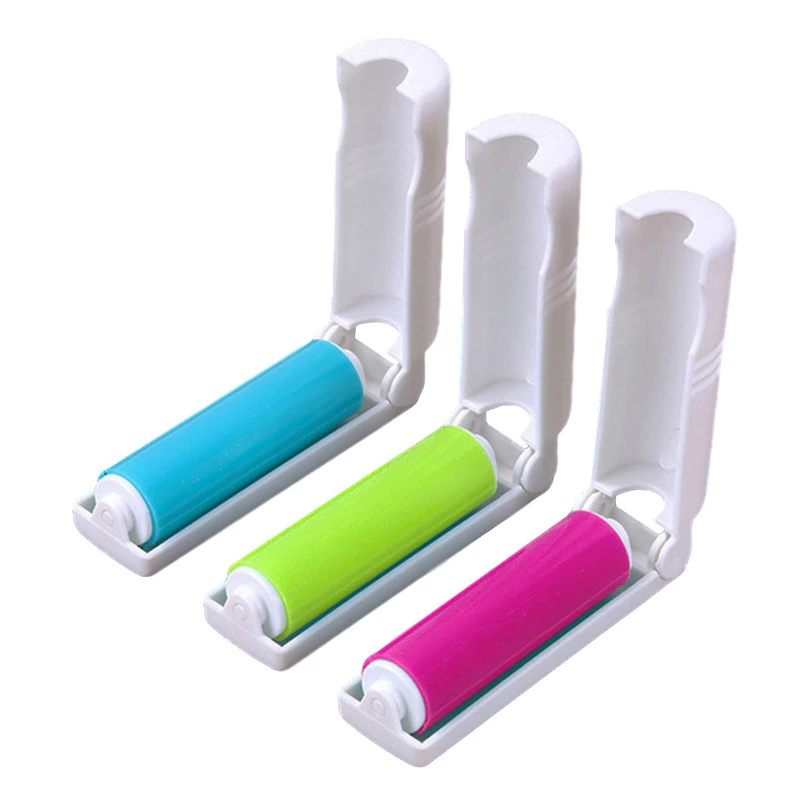 1pc Tear-Off Lint Roller/3pcs Replacement Paper Tube Set, Portable Clothing  Hair Comb, Pet Hair Cleaner, Roller Dust Brush,Random Color