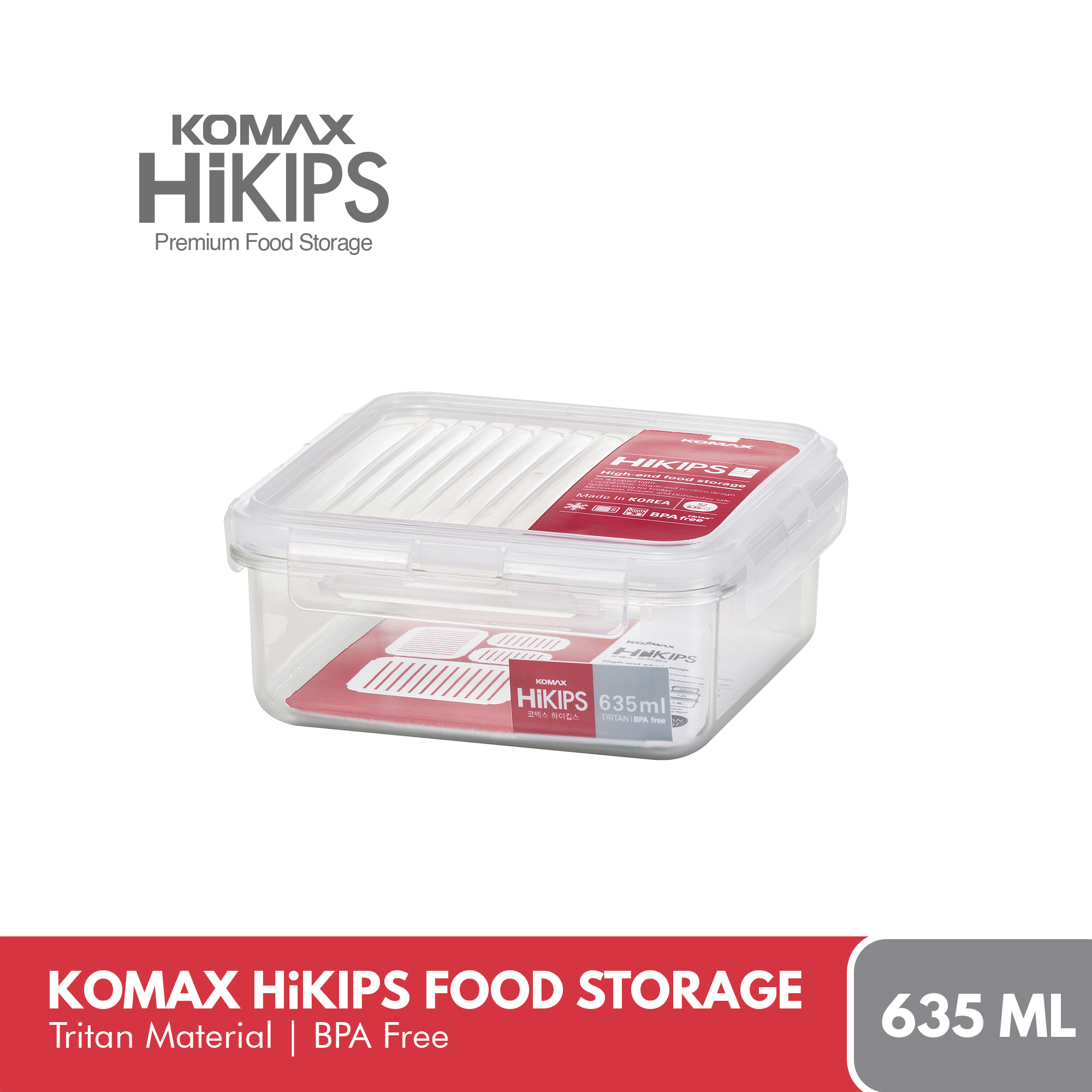 KOMAX HIKIPS TRITAN Airtight Food Storage Container, BPA Free