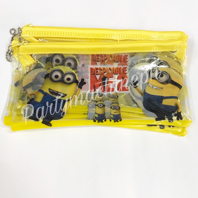 Mingxinjia Australian Smiggle Cartoon Minions Backpack Pencil Case