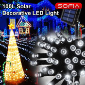 Sofia Solar String Lights - Festive Outdoor Decoration (10 LEDs)