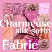 Tisay Textile Charmeuse Silk Fabric - 35 Inches Wide