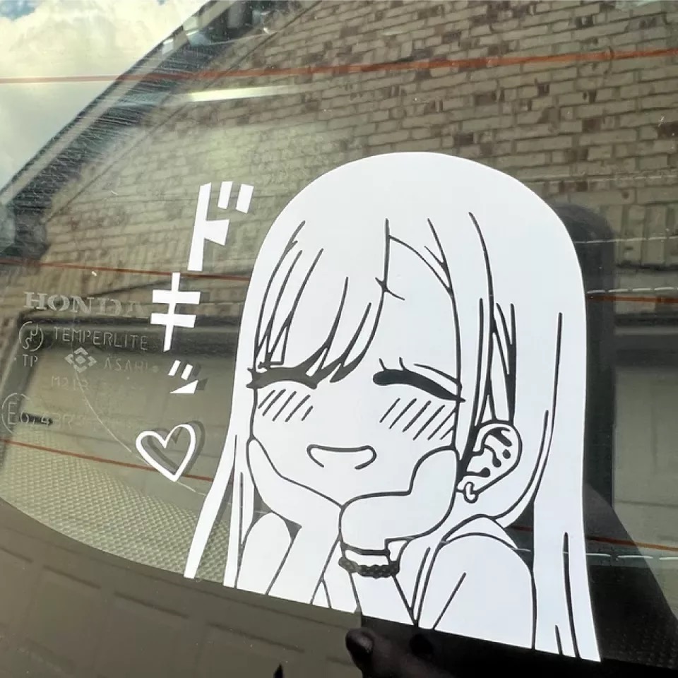 Anime Chain Girl Car Side Decals | Xtreme Digital GraphiX