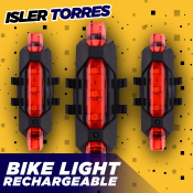 Rechargeable LED Taillight - Super Bright, Portable Cycling Light