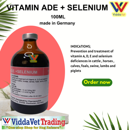 VitA+D+E+Selenium 100ml for Livestock - 