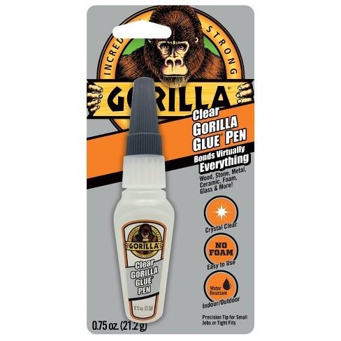 Gorilla Super Glue, Two 3 Gram Tubes, Clear, (Pack of 1) 