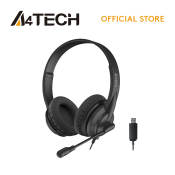 A4Tech HU-10 High Performance USB Headset Black