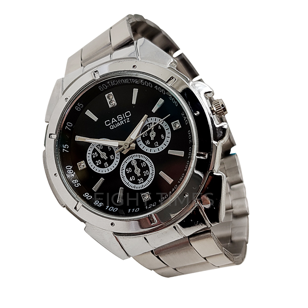 Stainless Steel Casio Edifice Ef 551 Casio Edifice Men Silver