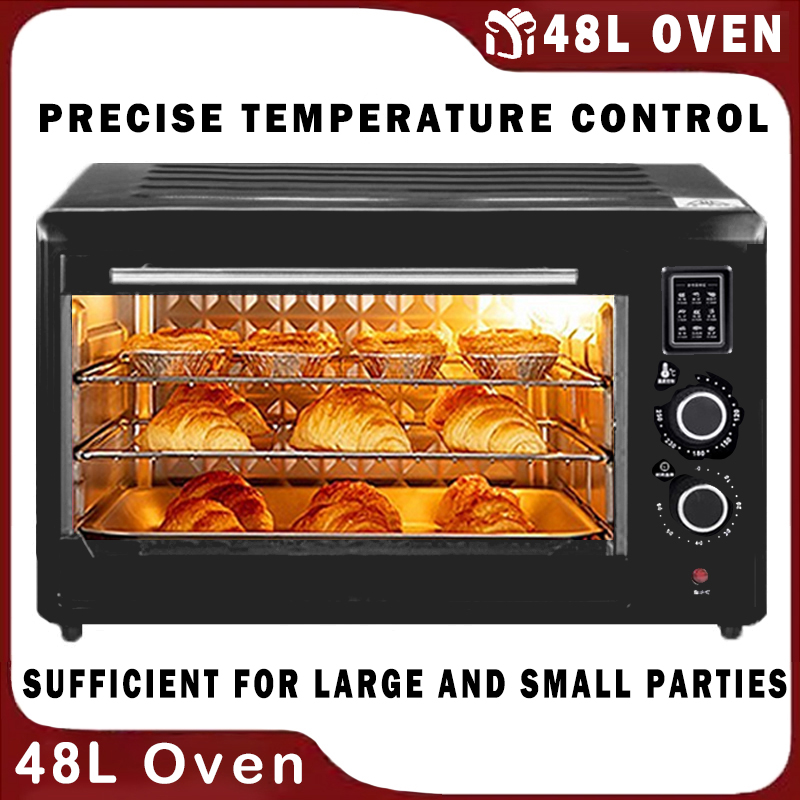 48L Large Capacity Multifunctional Electric Oven - Energy Saving