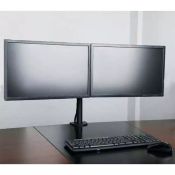 Dual Arm Monitor and Laptop Holder Mount by TechMounts