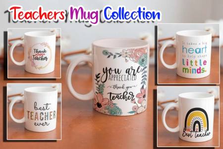 Personalized Teacher Mug - Thank You, High-Quality 11oz Print