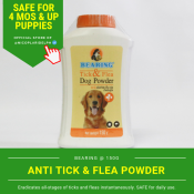 Bearing Anti Tick and Flea Dog Powder