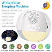 White Noise Sound Machine for Relaxation and Sleep Therapy