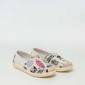 HHT11 Owl Print Slip On Casual Shoes by Summer Walk