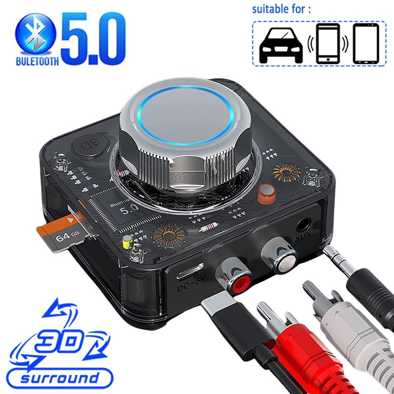 Bluetooth 5.0 Audio Receiver for Car Speaker, Brand: 