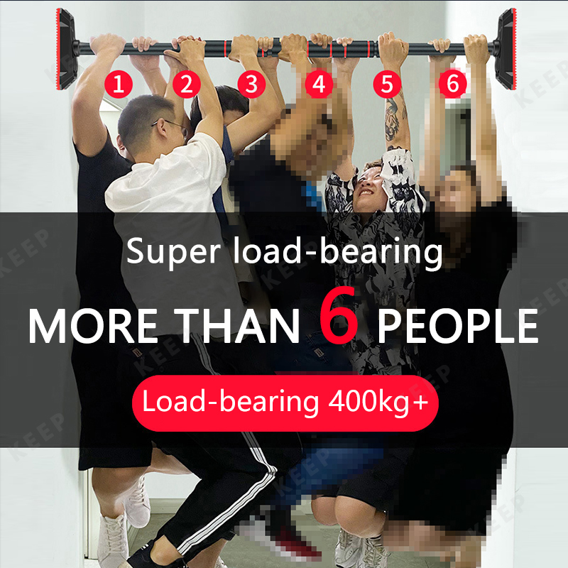 【COD】Adjustable Door Pull Up Bar 73-105CM/116-160CMPush Up Sit-ups Bar  Heavy Steel Muscle Training Equipment Chin Up Bar Home Exercise Fitness  Workout