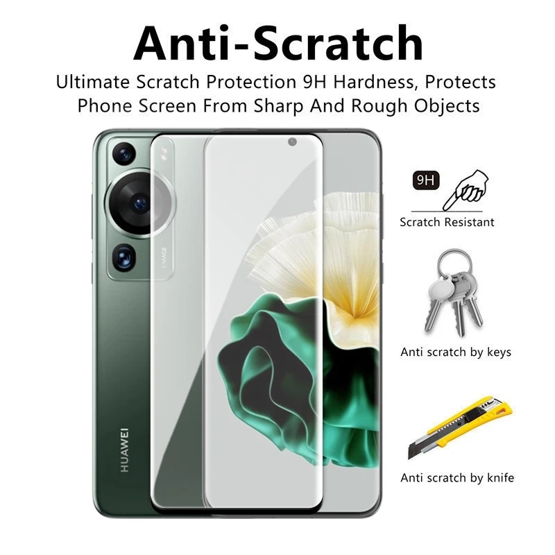 Tempered Glass For Huawei P60 Pro Screen Protector Full Curved Edge  Protective Glass Film huawei P60/P50/P50 Pro/Mate 40/Mate 40 Pro/P40/P40
