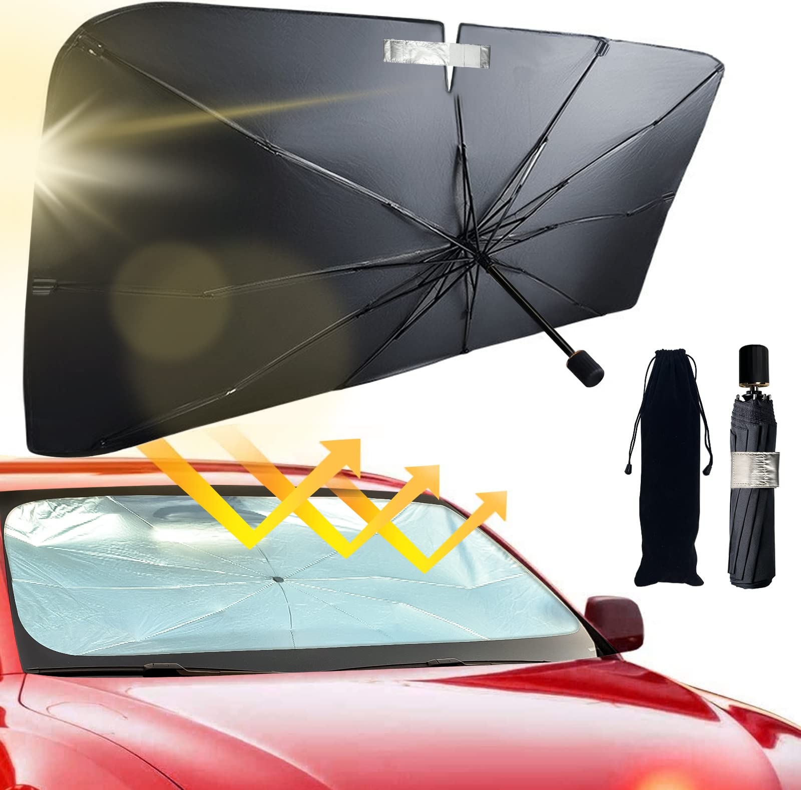 Car windshield clearance visor