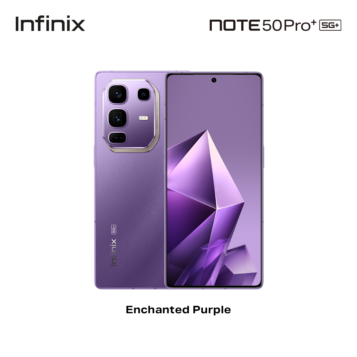 Infinix NOTE 50 Pro+ 5G, (up to 24GB [12+256] / D8350 Ultimate 5.5G / 144 Hz AMOLED Fast Display /100W + 50W Wireless / 100X Periscope ZOOM SONY IMX896 OIS CAM / 5200mAh 6-Year Battery / - Image 3