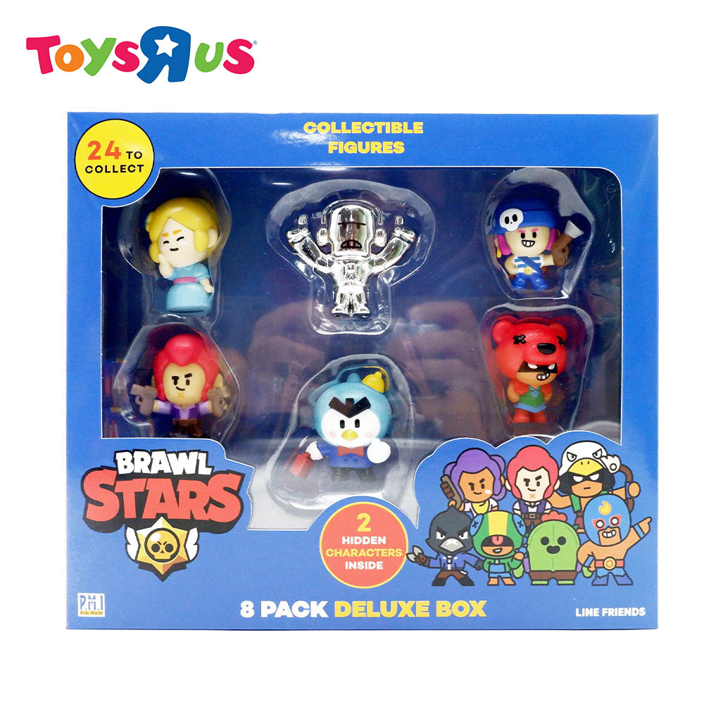 PMI Line Friends Brawl Stars Mystery Mini Figure Silver Shelly NEW