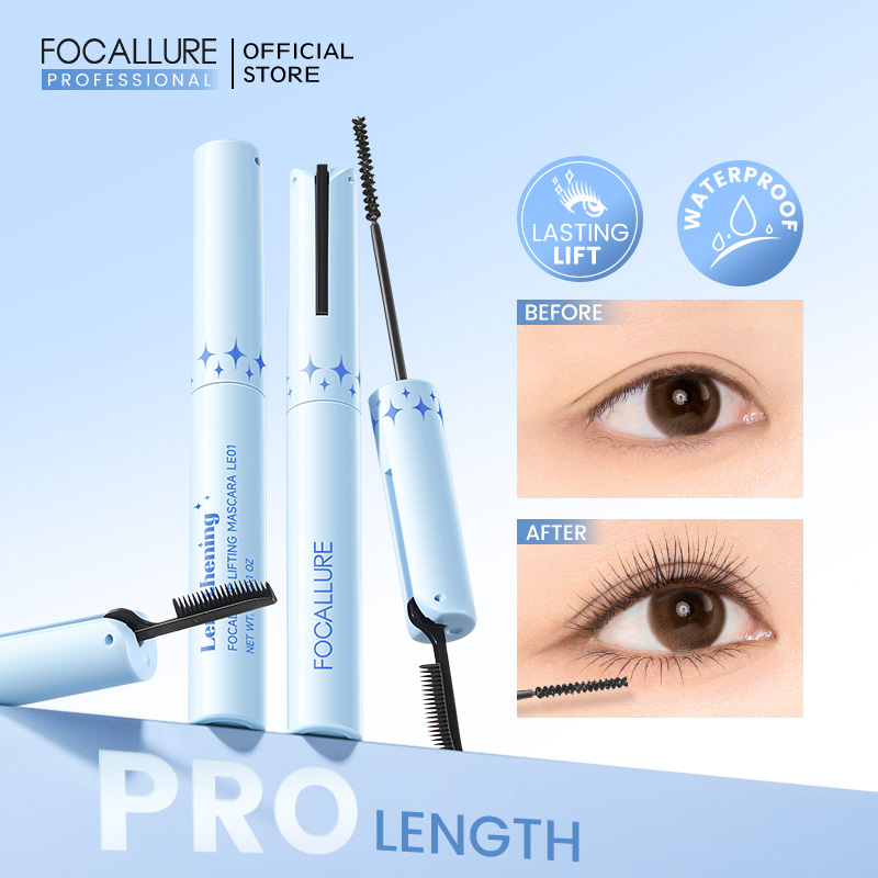 Discount on Focallure  shoes - SKU: FOCALLURE Pro-Length 2MM Ultra-fine Waterproof Mascara Curl Eyelash Comb Fiber-filled Skinny Quick D