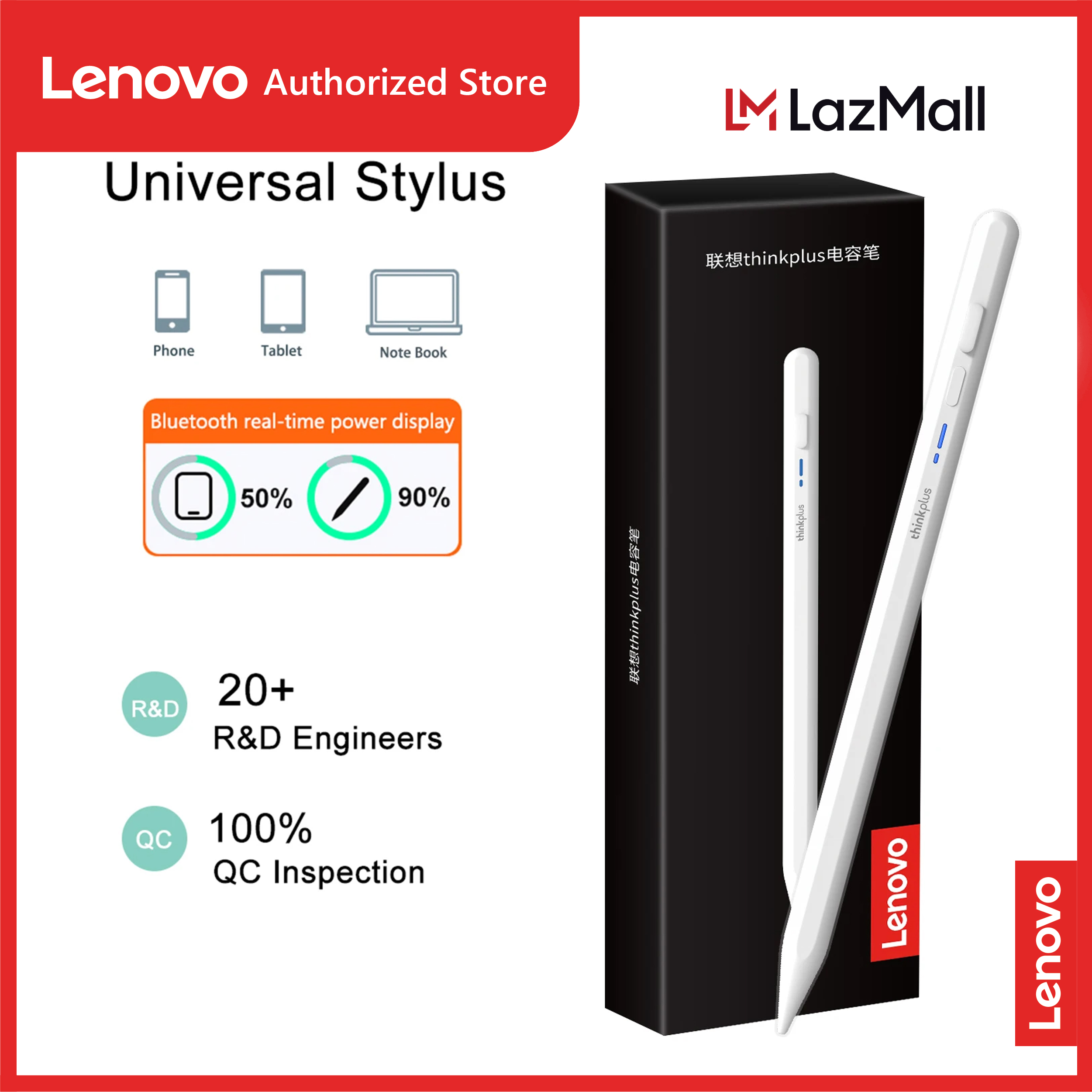 NEW Original Lenovo Pencil Stylus Pen For Lenovo Tab P12 12.7 TB370FU -  2023