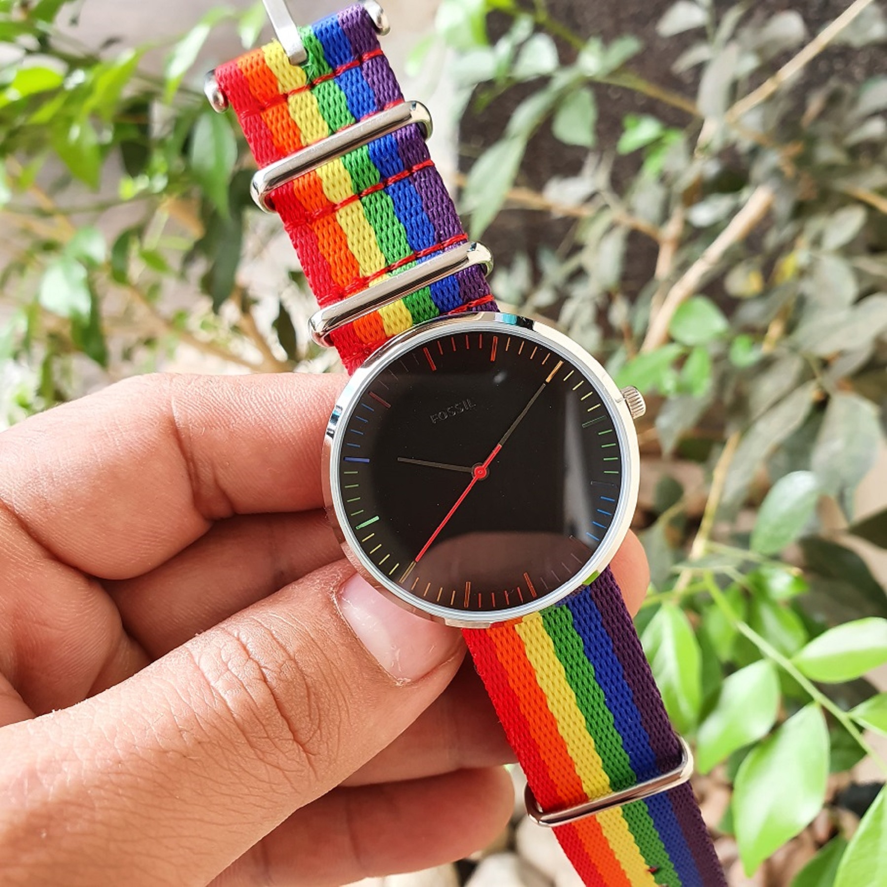 Fossil discount pride watch