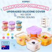 Portable Baby Glass Food Storage Box Set by KOPEC