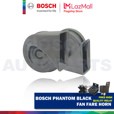 Bosch 12v Phantom Black Horn with Free Socket