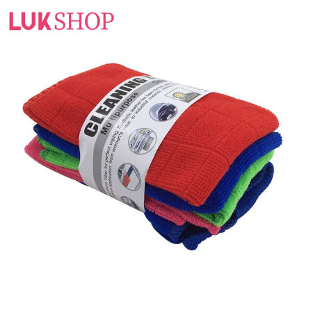 Luk Set of 5 Micro Fiber Multi Purpose Cleaning Towel