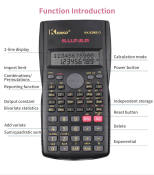 Compact Multifunctional Student Calculator - Portable Office Pocket Calculator